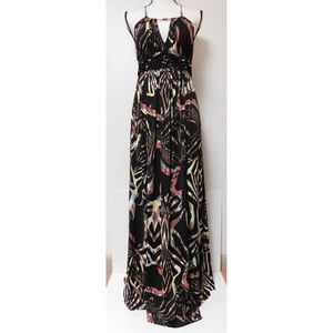 XOXO Womens Maxi Dress with beads Size Small